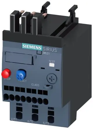 Produktfoto 1 von Siemens SIRIUS 3RU2 Thermisches Überlastrelais, / 4A 3 kW 1 Schließer/1 Öffner, 690V / 4A 3P, 87 mm x 45mm