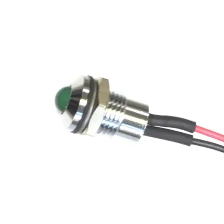 CML 1904X00XWE LED-Leitung Grün Tafelmontage-Anzeige, Draht 2.2V 8 mm
