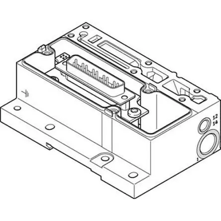 Produktfoto 1 von Festo Anschlussblock 540896 Serie VMPA