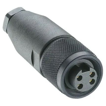 Produktfoto 1 von Lumberg Automation RKC 7/8 in Industrie-Rundsteckverbinder Buchse 4-polig Buchse 9A Kabel IP67
