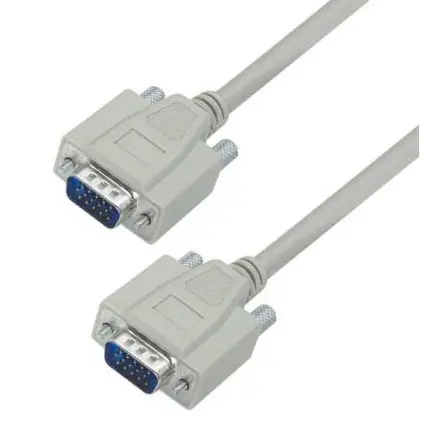 Produktfoto 1 von L-Com CHD15MM Kabel assembliert / D-Sub, 15-polig Stecker / D-SUB Stecker, 10 ft Polyvinylchlorid, Hellgrau,