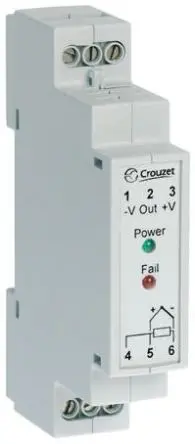 Produktfoto 1 von Crouzet Signalwandler 24V dc, Widerstands-Temperaturfühler (RTD) 0 → 250 °C EIN / Spannung 0 → 10 V dc AUS