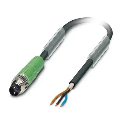 Produktfoto 1 von Phoenix Contact Sensor-Betätigungselementkabel, M8-Stecker / Freies Kabelende, Länge 3 m