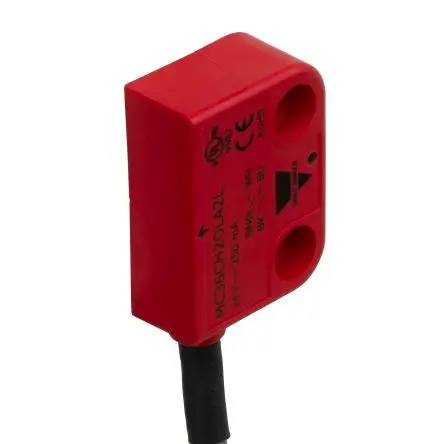 Produktfoto 1 von Carlo Gavazzi MC36C Magnetisch Kabel Sicherheitsschalter 24V dc aus Kunststoff, Schließer (NO), Öffner / 2, Magnetisch
