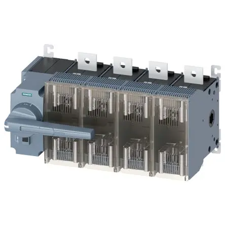 Produktfoto 1 von Siemens 3KF5 Sicherungsschalter-Trennschalter / 4-polig 800A Umschlossen, NH2 Sicherungsgröße