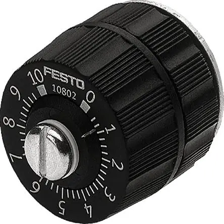 Produktfoto 1 von Festo, Drehknopf Pneumatik-Steuerventil 2.5 mm 12961