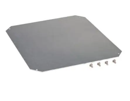 Fibox Galvanisierter Stahl Montageplatte, 350mm Serie ARCA x 2 mm