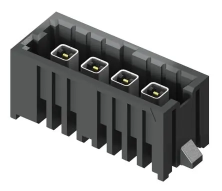 Produktfoto 1 von Samtec IP5 Leiterplattenleiste, 2-polig / 1-reihig, Raster 4.0 mm Raster, Platine-Platine, Ummantelt