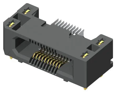 Produktfoto 1 von Samtec ERF5 Leiterplattenbuchse Gerade Oberfläche 80-polig / 2-reihig, Raster 0.5 mm Lot