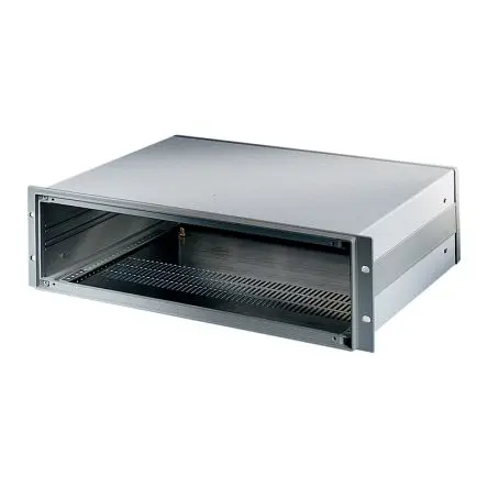 Produktfoto 1 von nVent SCHROFF Inpac Gehäuse Kit 2 U Belüftet RAL 7030, B: 314.5 mm x T: 314.5 mm