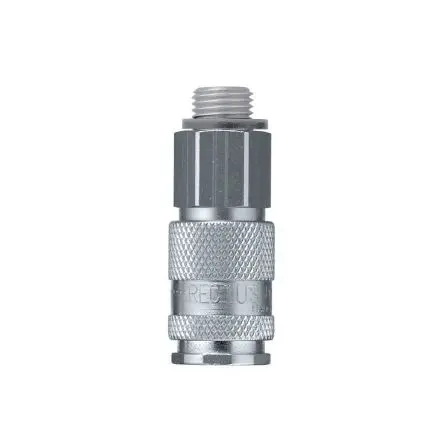 Produktfoto 1 von Legris Pneumatische Schnellsteckkupplung, Messing vernickelt 1/4 in Buchse, 23mm