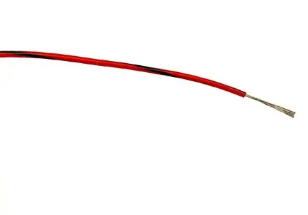 Produktfoto 1 von RS PRO Schaltdraht 100 m Schwarz, Rot Ø 1.55 mm 16 Litzen Polyvinylchlorid