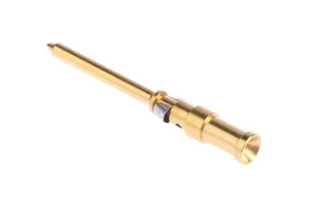 Produktfoto 1 von HARTING Han D Kontakt für robusten Stromversorgungsstecker Stecker 10A Crimpkontakt 0.75 mm² 0.75 mm²