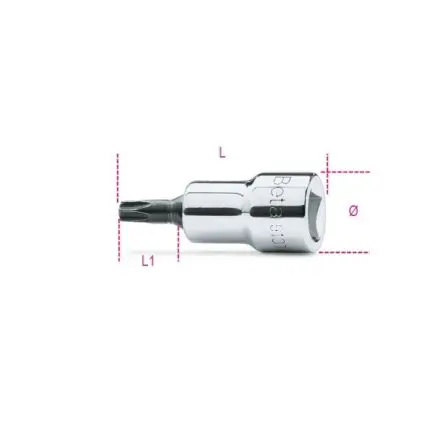 Produktfoto 1 von BETA T25 Schraubbit, Innensechsrund, 1-teilig, 50 mm