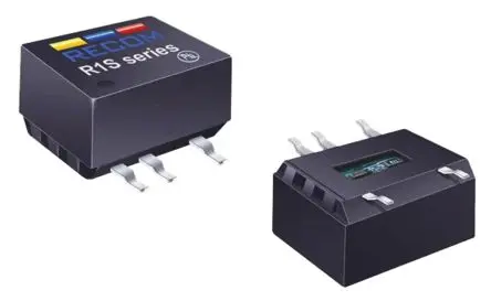 Produktfoto 1 von Recom R1S DC/DC Konverter, 5V dc OUT 200 mA Oberfläche 5V dc 3 kV dc 1 W -40 °C 100 °C
