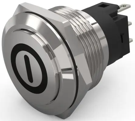 Produktfoto 1 von EAO 82 Druckschalter Rastend Panel Ø 22 mm, 1-poliger Umschalter / 3A 240 V dc 240 V ac, IP65, IP67