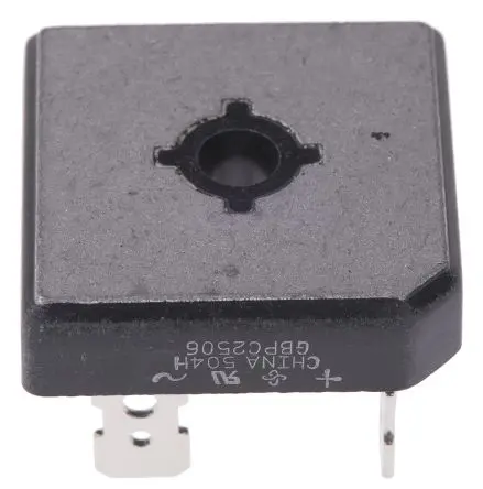 Produktfoto 1 von Vishay Brückengleichrichter 600 V 300 A Schraubanschlussklemme 1.1 V GBPC Einfach 4-Pin 5 μA