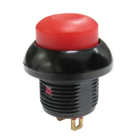 Produktfoto 1 von RS PRO PAS6 Druckschalter Rot Tastend Panel Ø 13.6 mm, SPST / 125mA 36 V dc 250 V ac, IP67