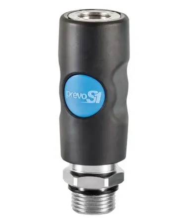 Produktfoto 1 von PREVOST Sicherheits-Schnellkupplung, Verbundwerkstoff 1/2 in Stecker, BSP