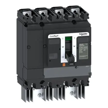 Produktfoto 1 von Schneider Electric ComPacT NS Sicherungsschalter-Trennschalter / 4-polig offen