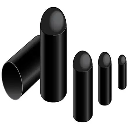 Produktfoto 1 von Alpha Wire FIT Shrink Tubing Endkappe, Polyolefin halbsteif Schwarz, Ø 0.2 Zoll Schrumpfrate 2:1