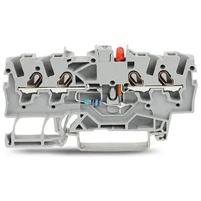Produktfoto 1 von WAGO TOPJOB S Anschlussklemmenblock DIN-Schiene 1 Grau, 1.5mm² Zugfederklemme