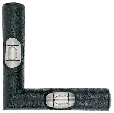 Produktfoto 1 von Starrett Wasserwaage, Typ Kreuzwaage, 70 mm, Rahmen Gusseisen, 2 Libelle/n, ISO-kalibriert