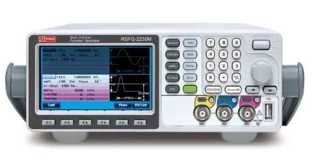 Produktfoto 1 von RS PRO RSFG-2230 Funktionsgenerator 25 MHz → 25 MHz 5-Kanal FM Modulation