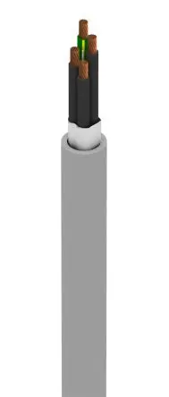 Produktfoto 1 von Alpha Wire Xtra-Guard FLEX Performance Cable Mehrkern-Industriekabel, 4-adrig Grau Ungeschirmt, 30.5 m,