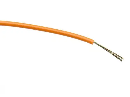 Produktfoto 1 von RS PRO Schaltdraht 500 m Orange Ø 1.2 mm 7 Litzen Polyvinylchlorid