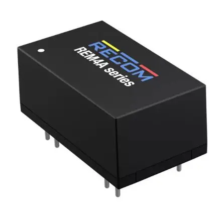 Recom REM4A DC/DC Konverter, 9V dc OUT 389 mA Durchsteckmontage 12V dc 250 kV ac 4 W -40 °C 105 °C