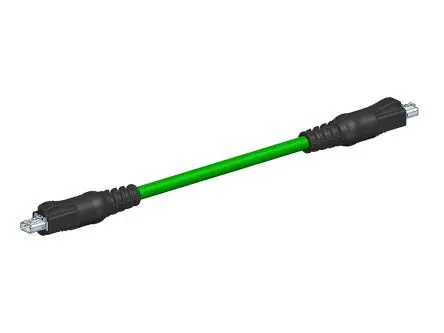 Produktfoto 1 von Molex 220957 Ethernet-Kabel, 5 m, Grün, A Gerade Stecker Abgeschirmt Stecker, B SPE, Polyurethan