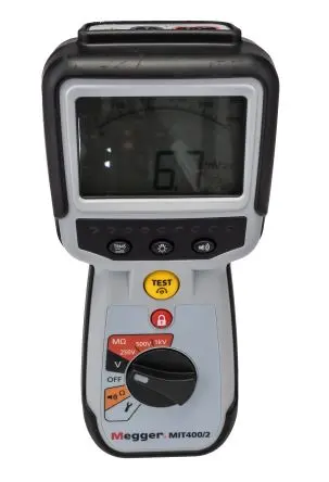 Produktfoto 1 von Megger MIT400 2 Isolationsprüfer 10 V, 205mA, 1000 V Isolationsprüfer 200 GΩ CAT IV