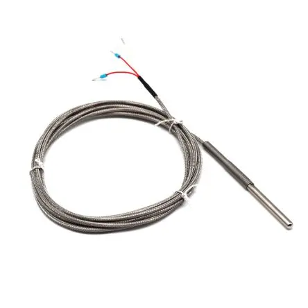 Prosensor Pt100 Temperatursensor Edelstahl Ø 6 mm 3 x 50 mm Class A, -50 °C → 450 °C, 1 m Leitung