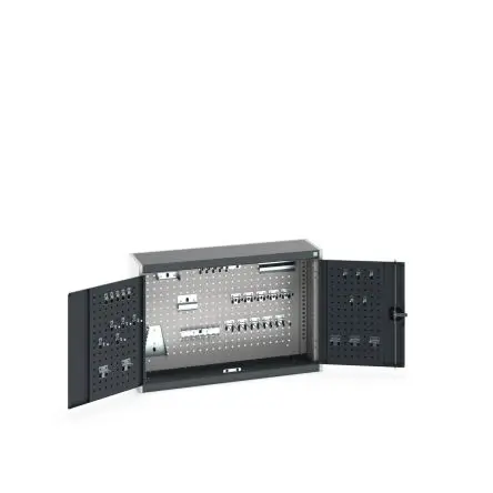 Produktfoto 1 von Bott Schrank Typ Wandschrank 2 Tür/en 0 Regal/e 0 Schublade/n 700 mm 1050mm Abschließbar 325 mm Stahlblech