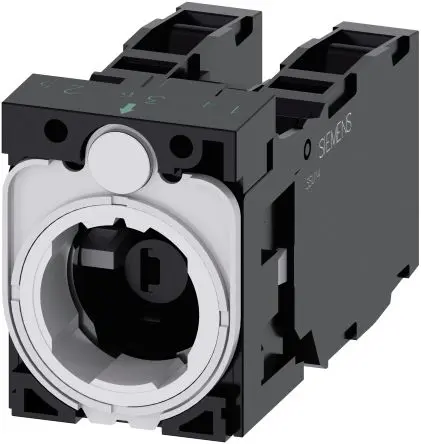 Produktfoto 1 von Siemens SIRIUS ACT 3SU15 Kontaktblock LED Rot beleuchtet 2 Schließer/2 Öffner 24V, 6 V Schraube
