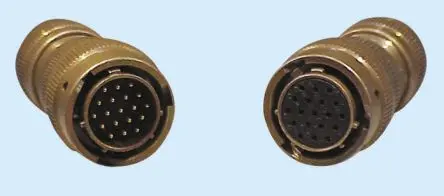 Produktfoto 1 von Glenair, IPT Kupferlegierung MIL-Spec Rundsteckverbinder Gerade, 19-polig, 600 V ac, 700V dc, Kabel, Gehäuse 14 Stecker,