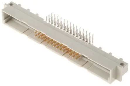Produktfoto 1 von Fischer Klasse C2 DIN 41612 Stecker gewinkelt, 48-polig / 3-reihig, Raster 2.54 mm Raster Stecker