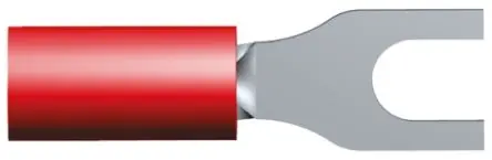 Produktfoto 1 von TE Connectivity PIDG Ringkabelschuh, Isoliert 22 AWG, Nylon, Rot, 16 AWG max.AWG, M2.5