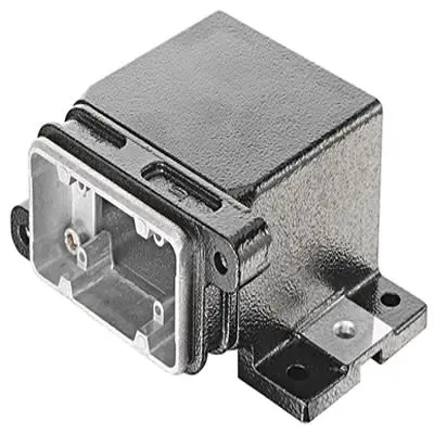 Produktfoto 1 von HARTING Han HPR Oberflächenmontiertes Gehäuse Schraubbefestigung, Oberfläche 6B Haube für obere Kabeleinführung, IP65,