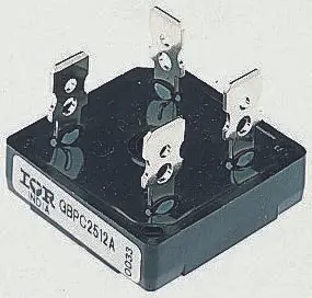 Produktfoto 1 von Vishay Brückengleichrichter 600 V 420 A Schraubanschlussklemme 1.1 V GBPC Einfach 4-Pin 5 μA