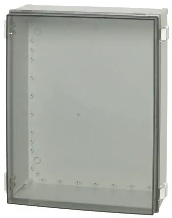 Produktfoto 1 von Fibox CAB Polycarbonat Wandanschlusskasten Hellgrau IP65 Transparente Tür, HxBxT 500 mm, 400 mm x 200 mm