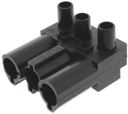 Produktfoto 1 von Wieland GST18 Beleuchtungssteckverbinder, Kabel Stecker, Anschluss, Schraubbefestigung 16A, Kontakte: 3 IP20, Schwarz,
