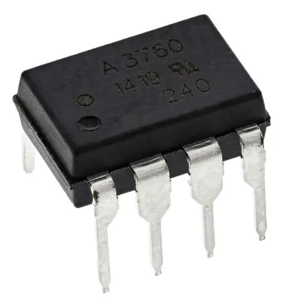 Broadcom HCPL Durchsteckmontage 1 Optokoppler AC-In, 8-Pin PDIP, Isolation 3.75 kVrms