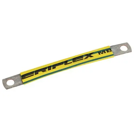 Produktfoto 1 von nVent ERIFLEX MBJYG Geflochtene Kabel Kupfer 10 mm² 200 mm 6.5 mm