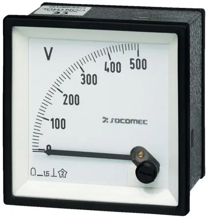 Produktfoto 1 von Socomec 192 g Analoges Voltmeter DC, 48 mm, 48 mm