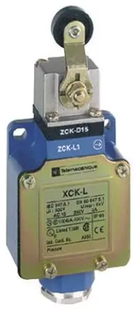 Produktfoto 1 von Telemecanique Sensors OsiSense XC Endschalter, Rollenhebel 1 Schließer/1 Öffner, IP66, Zinklegierung 240V ac 3A