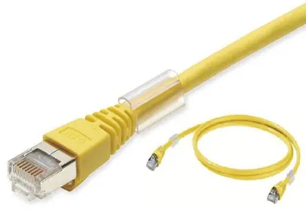 Produktfoto 1 von Omron XS6W Cat6a Ethernet-Kabel, 10 m, Gelb Abgeschirmt, Aussen ø 6.3 mm Außen-ø , Raucharm halogenfrei
