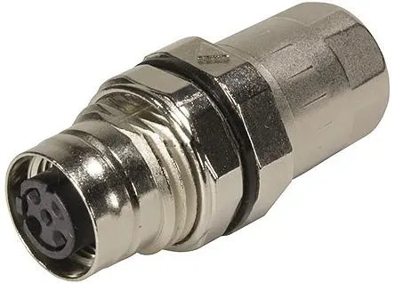 Produktfoto 1 von HARTING M12 16.3 mm M12 Rundsteckverbinder Buchse 4-polig Buchse 4A Kabel IP65, IP67