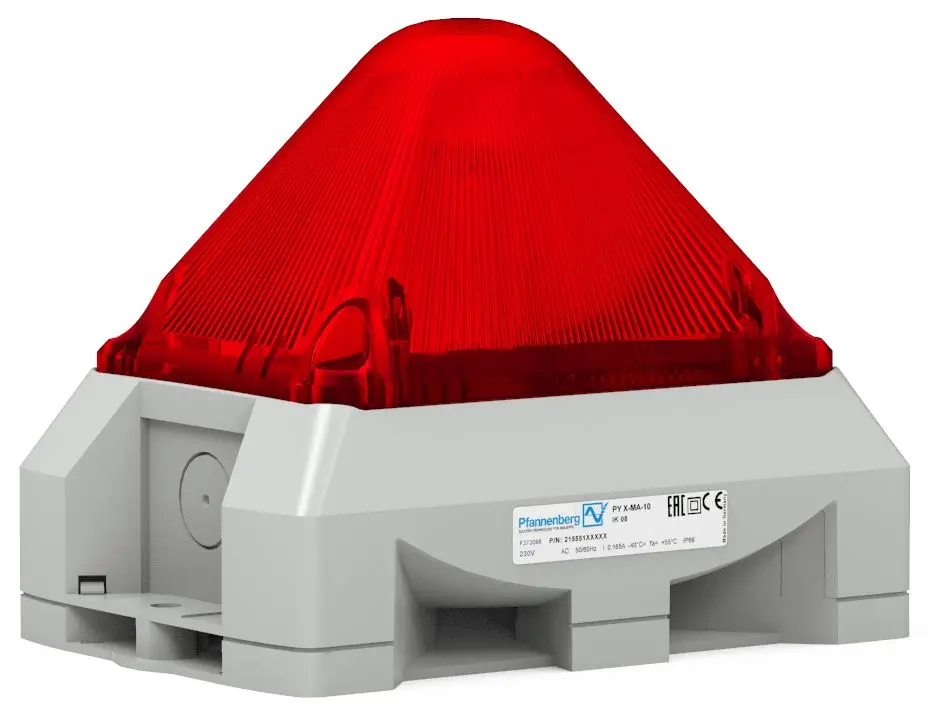 Produktfoto 1 von Pfannenberg PY X Blink-Licht Signalleuchte Rot, 24 V AC/DC